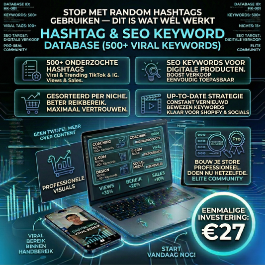 HASHTAG & VIRAL KEYWORD DATABASE (500+ VIRAL KEYWORDS)