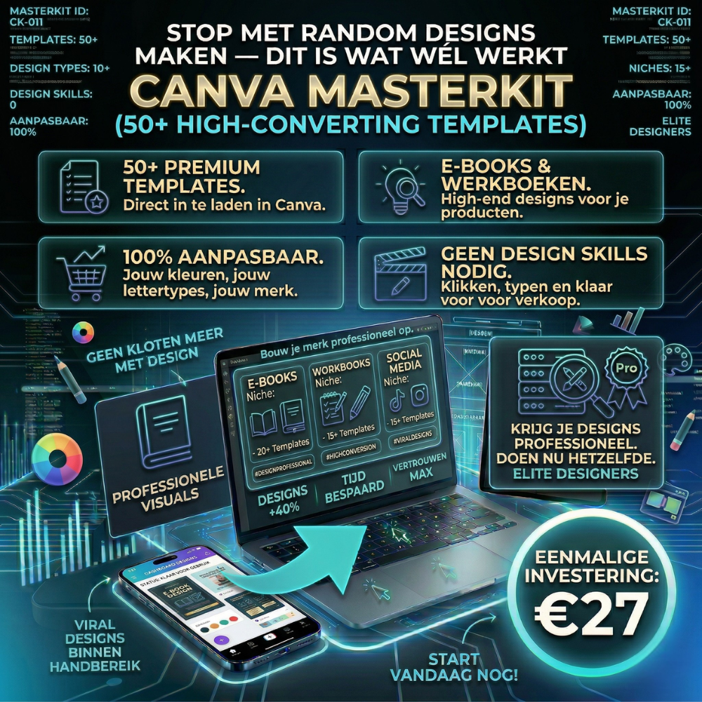 CANVA MASTERKIT (50+ HIGH-CONVERTING TEMPLATES)