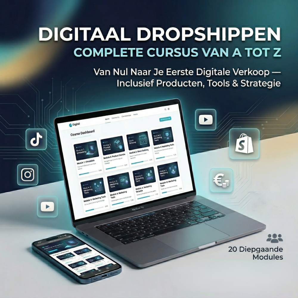 COMPLETE DIGITAL DROPSHIPPING PAKKET